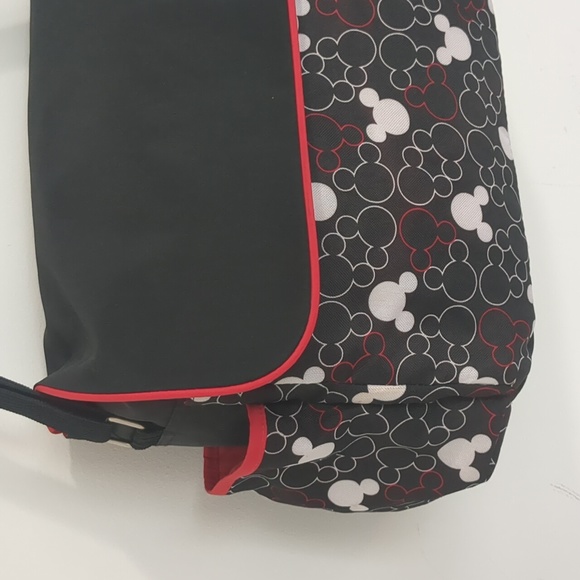 Vintage Mickey Mouse Duffel Bag Red/Black - Picture 4 of 8